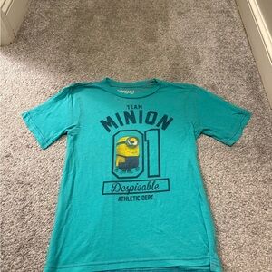 Universal Minion Team Graphic Kids T-Shirt - Teal